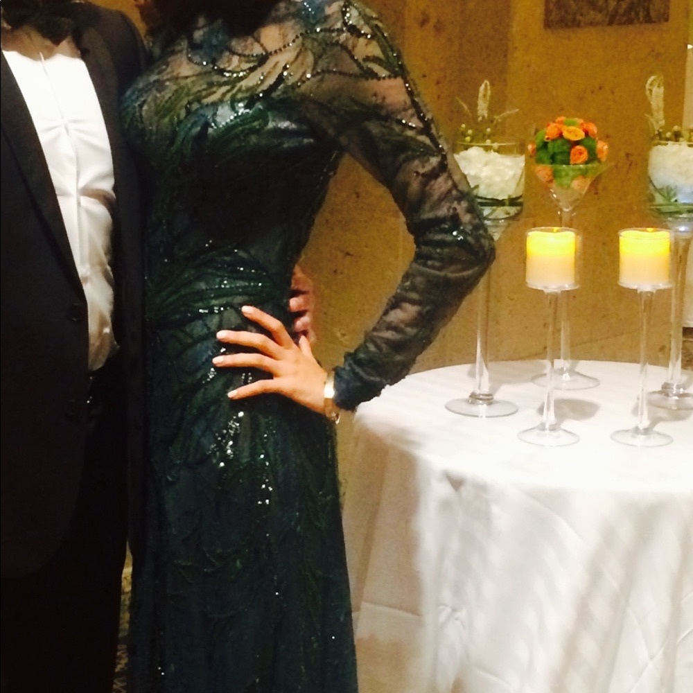 Green dress